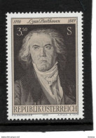 AUTRICHE 1970 BEETHOVEN Yvert 1181, Michel 1352 NEUF** MNH - Unused Stamps