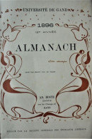 UNIVERSITE DE GAND. Almanach 1896, 12me Année. - 1801-1900