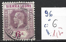 SIERRA LEONE 96 Oblitéré Côte 6 € - Sierra Leona (...-1960)