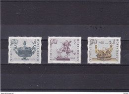 AUTRICHE 1971 TRESORS ARTISTIQUES Yvert 1184-1186, Michel 1355-1357 NEUF** MNH Cote 2,75 Euros - Unused Stamps