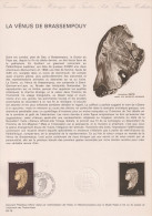 1976 FRANCE Document De La Poste La Venus De Brassempouy N° 1868 - Documents Of Postal Services