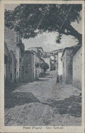 Cs104 Cartolina Panni Corso Garibaldi Provincia Di Foggia 1938 Puglia - Foggia