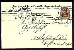 LETTRE DE BERLIN - 1914 - POUR STRASBOURG - Other & Unclassified