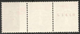 Schweiz Suisse 1939: 3er-Streifen Landi-Rollenmarken Zu Z26c Mi W18 Mit N° L1440  **/* MNH/MLH (Zu CHF 24.50) - Francobolli In Bobina