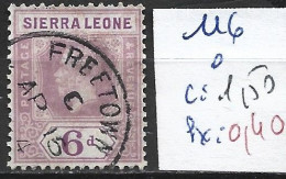 SIERRA LEONE 116 Oblitéré Côte 1.50 € - Sierra Leona (...-1960)