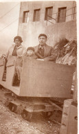 Photo Vintage Paris Snap Shop -famille Family Wagonnet Trolley PIC DE LA SAGETTE - Lieux