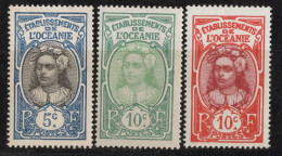 OCEANIE  Timbres-Poste N°47* à 49* Neufs Charnières TB Cote : 3€50 - Unused Stamps