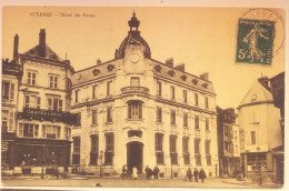 Cachet Perlé "SOUGERES YONNE 1910" Semeuse Indice=3 Pour Troyes - Paiement Par MANGOPAY Uniquement - Manual Postmarks