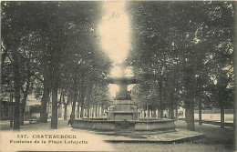 36 - Chateauroux - Fontaine De La Place Lafayette - Animée - Correspondance - Voyagée En 1918 - CPA - Voir Scans Recto-V - Chateauroux