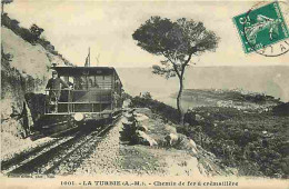 06 - La Turbie - Chemin De Fer à Crémaillère - Animée - Train - CPA - Voir Scans Recto-Verso - La Turbie