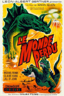 Cinema - Le Monde Perdu - Dinosaures - Illustration Vintage - Affiche De Film - CPM - Carte Neuve - Voir Scans Recto-Ver - Posters On Cards
