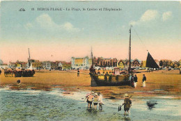 62 - Berck Sur Mer - La Plage Le Casino Et L'Esplanade - Colorisée - Animé - Ecrite - Voir Scan Recto-Verso - Berck