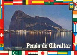Gibraltar - El Penon De Gibraltar - Vista Nocturna - CPM - Voir Scans Recto-Verso - Gibilterra