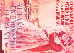 Cinema - Affiche De Film - Autant En Emporte Le Vent - Clark Gable - Vivien Leigh - Leslie Howard - Olivia De Havilland  - Affiches Sur Carte