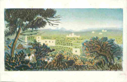 Art - Peinture - Jean Hugo - Landscape In The Midi - Gouache - CPM - Voir Scans Recto-Verso - Peintures & Tableaux
