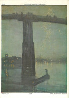 Art - Peinture - James Mac Neil Whistler - Old Battersea Bridge - CPM - Voir Scans Recto-Verso - Peintures & Tableaux