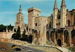 84 - Avignon - Le Palais Des Papes - La Tour Campane Et Notre Dame Des Doms - Automobiles - Carte Neuve - CPM - Voir Sca - Avignon