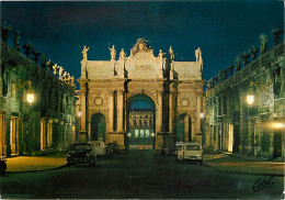 54 - Nancy - L'Arc De Triomphe Illuminé - Vue De Nuit - Automobiles - Carte Neuve - CPM - Voir Scans Recto-Verso - Nancy
