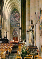 51 - Reims - Intérieur De La Cathédrale Notre Dame - Nef - Grande Rose - Petite Rose - Statue De Jeanne D'Arc - CPM - Ca - Reims
