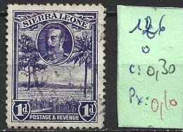 SIERRA LEONE 126 Oblitéré Côte 0.30 € - Sierra Leona (...-1960)