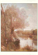 Art - Peinture - Jean-Baptiste Camille Corot - La Liseuse Sur La Rive Boisée - Description De L'oeuvre Au Dos - Carte Ne - Peintures & Tableaux