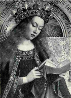 Art - Peinture Religieuse - Van Eyck - La Sainte Vierge - L'Agneau Mystique - Gand - St Bavon - CPM - Voir Scans Recto-V - Pinturas, Vidrieras Y Estatuas