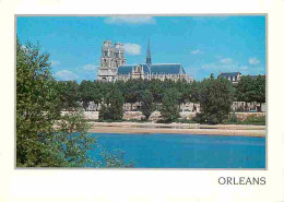 45 - Orléans - La Cathédrale Sainte Croix - La Loire - Flamme Postale De Chateauneuf Sur Loire - CPM - Voir Scans Recto- - Orleans