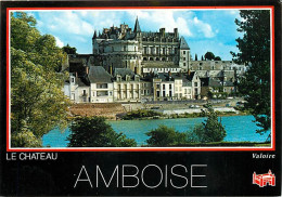 37 - Amboise - Le Château - La Tour Des Minimes - Le Logis Du Roi - Au Premier Plan, La Loire Et De Quai Charles Guinot  - Amboise