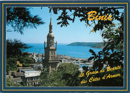 22 - Binic - L'église Et La Baie - Flamme Postale De Binic - CPM - Voir Scans Recto-Verso - Binic