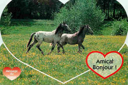 Animaux - Chevaux - Chevaux En Patures - Voir Scans Recto Verso  - Horses