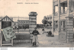 TUNISIE / BIZERTE # MILITARIA # CPA 1910 CASERNE DES ZOUAVES ▬ ÉDIT. ÉTABL. OROSDI BACK - Tunesien