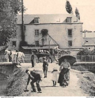 NEVERS (58) -  Entre Les Deux Eaux - Attelage à Cheval  En 1906 - Édition A. Thibier - Cpa - Nevers