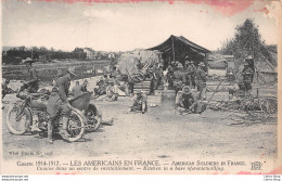 WW1 - Guerre 1914-1917 - Les Américains En France - Cuisine Dans Un Centre De Ravitaillement - Side-car - Éd. ND CPA - Guerra 1914-18
