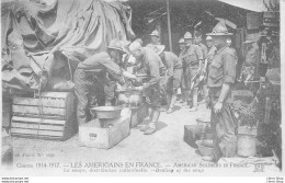 WW1 - Guerre 1914-1917 - Les Américains En France - Distribution Individuelle De La Soupe - Éd. ND CPA - Guerre 1914-18