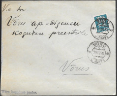 Estonia Voeru Church Cover Mailed 1931 - Estland