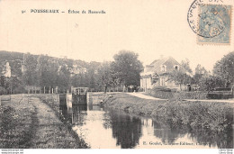 POUSSEAUX (58) - Écluse De Basseville En 1906 - E. Goulet, Libraire-Éditeur - Cpa - Andere & Zonder Classificatie