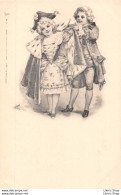 Raphaël Tuck - Un Mot à La Poste - Série 81 - 7 - Couple D'enfants En Costume 18ème Siècle CPR - Tuck, Raphael