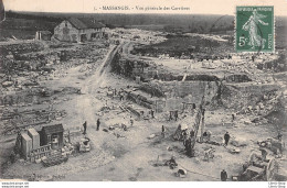 MASSANGIS (89) - Vue Générale Des Carrières - 1909 Cpa - Autres & Non Classés