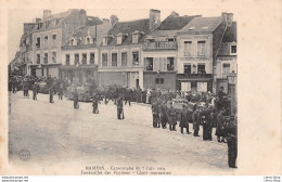 Mamers (72) Catastrophe Du 7 Juin 1904 Funérailles Des Victimes Chars Mortuaires 115ème R.I Gautier Et Grignon Éd. Cpa - Mamers
