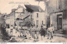 Catastrophe Du 7 Juin 1904 - Des Soldats Du 115ème R.I Posant Devant Le Moulin De La Ville Et La Maison Boblet Cpa - Mamers