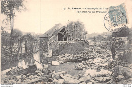 Catastrophe Du 7 Juin 1904 - Vue Prise Rue Des Ormeaux - Phototypie Et Coll. J. Bouveret Cpa - Mamers