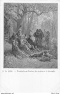 Illustrateur Gustave Doré - Histoire Des Croisades, Troubadours Chantant Les Gloires De La Croisade. CPR - Autres & Non Classés