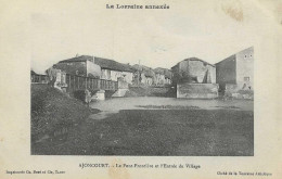 C/287              57   Ajoncourt     -    Entrée Du Village   - Le Pont Frontiére - Autres & Non Classés