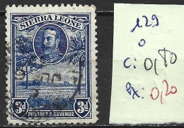 SIERRA LEONE 129 Oblitéré Côte 0.80 € - Sierra Leona (...-1960)