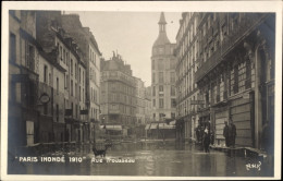 CPA Paris XI., Rue Troisseau, Inond 1910 - Autres & Non Classés
