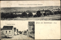 CPA Reutenburg Bas Rhin, Totale Mit Kloster Reinackern, Gasthof Bastian - Autres & Non Classés