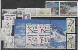 GROELANDIA 1994 ANNATA COMPLETA CON BF. INTEGRA ** MNH LUSSO  C2038 - Unused Stamps