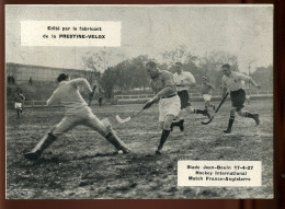 HOCKEY - STADE JEAN BOUIN 1927 - MATCH FRANCE - ANGLETERRE - Other & Unclassified