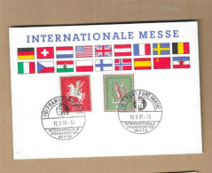 Los Vom 18.05 -   Sammlerkarte Aus Frankfurt 1958 - Cartas & Documentos