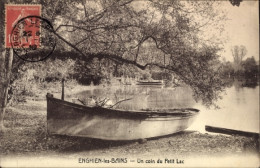 CPA Enghien Les Bains Val D’Oise, Boot Am Seeufer - Other & Unclassified